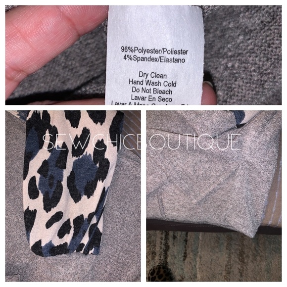 Two Tone Melange Soft Knit Top - Picture 7 of 7